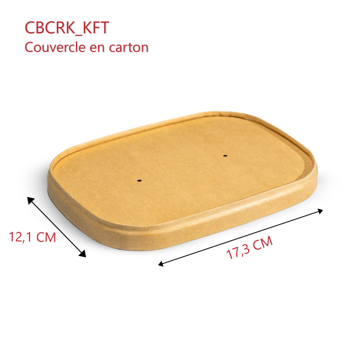 Couvercle carton dimensions