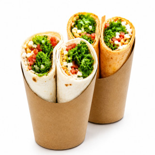 Pot à wrap Brun