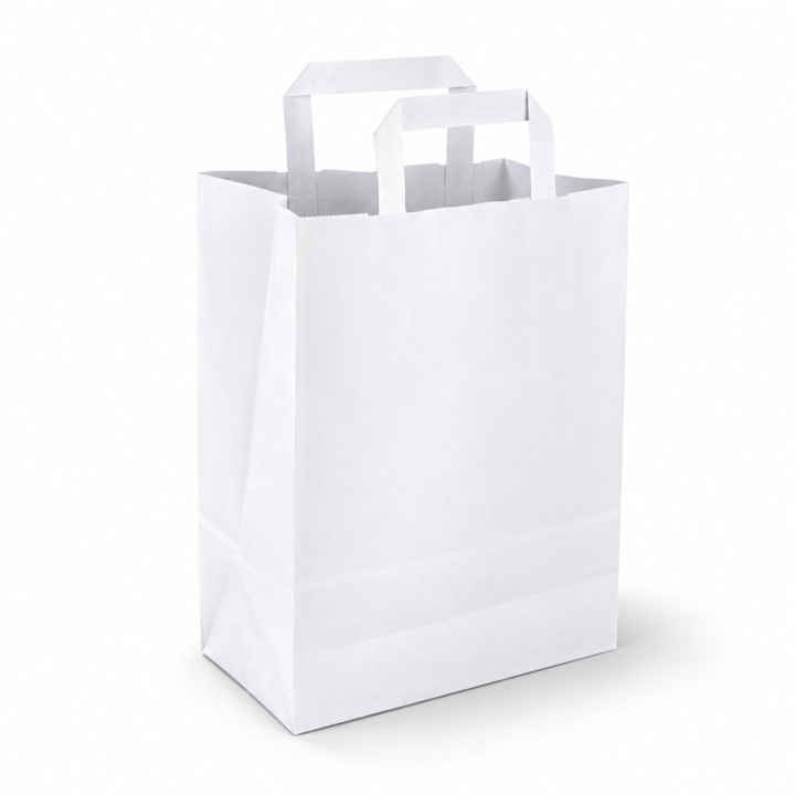 Sac Cabas Papier Kraft Blanc