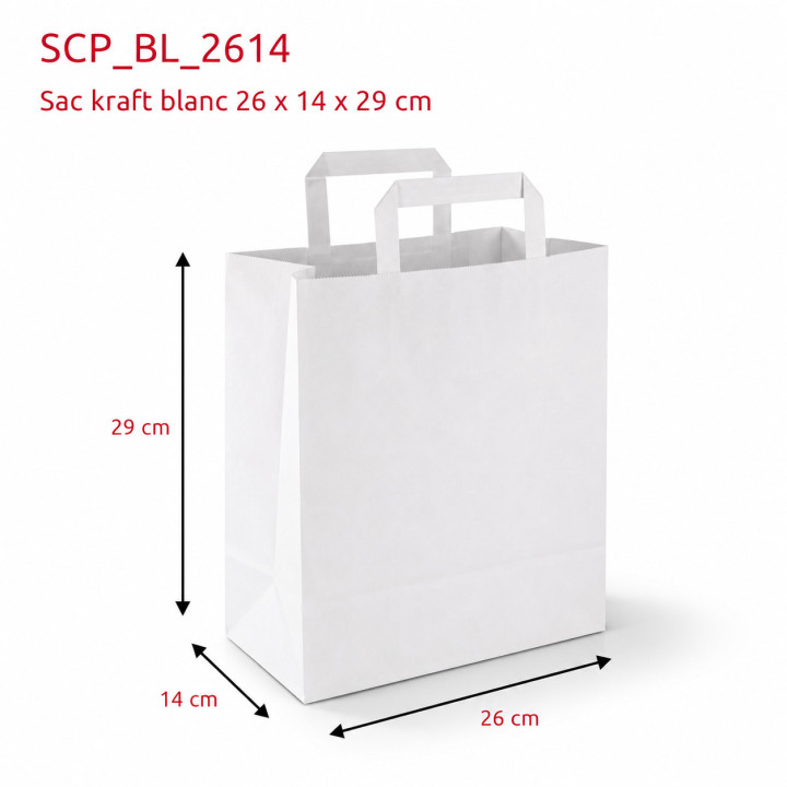 Sac-kraft-blanc-2614 dimensions