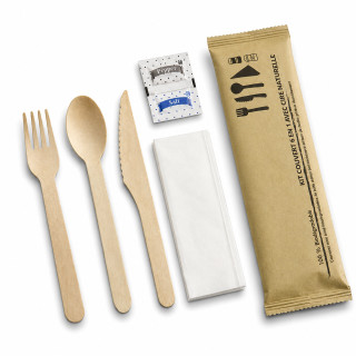kit couvert bois 6-en-1