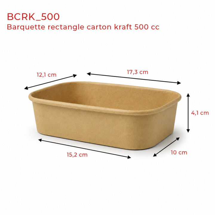 Barquette-rectangle-carton-kraft-500-ml (dimensions)