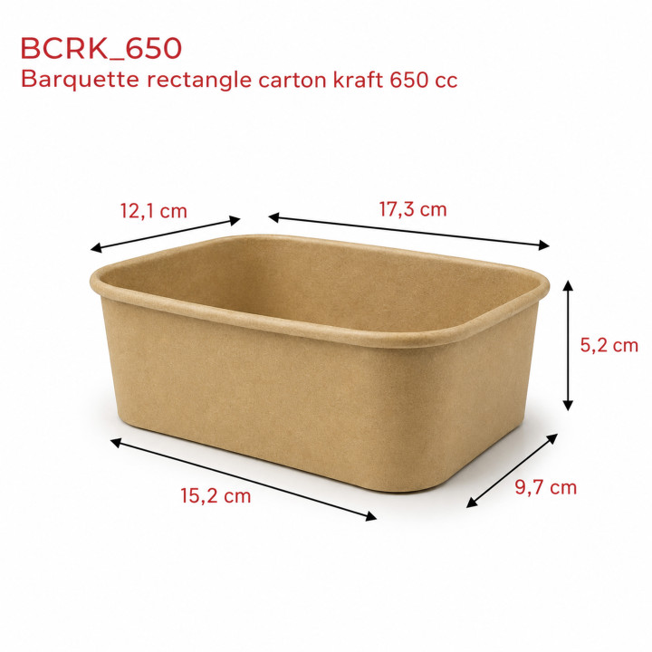 Barquette-rectangle-carton-kraft-650-ml (dimensions)