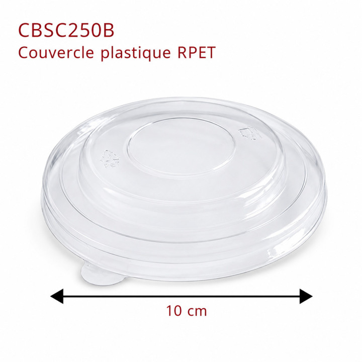 Couvercle plastique pot salade carton brun dimensions