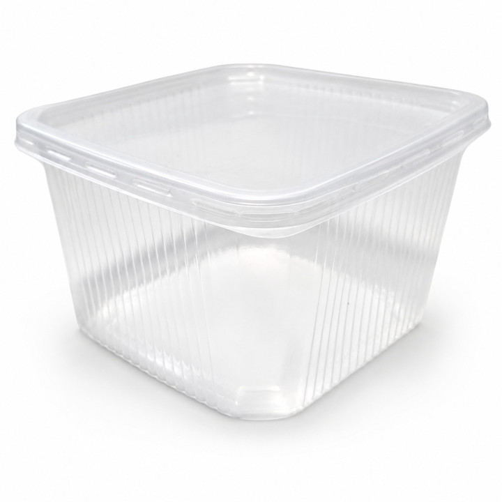 Barquette alimentaire plastique carrée