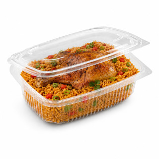 Barquette plastique Ondipack + couvercle