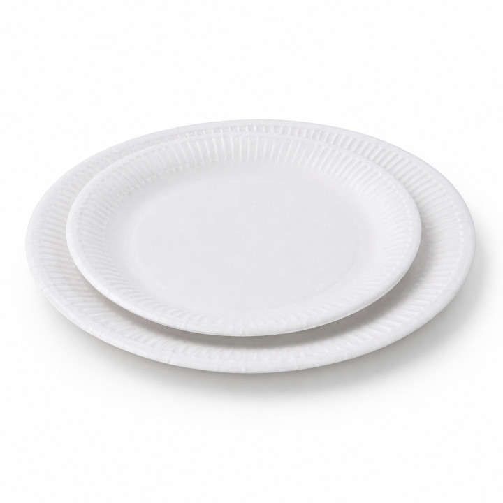 Assiette Carton Blanche