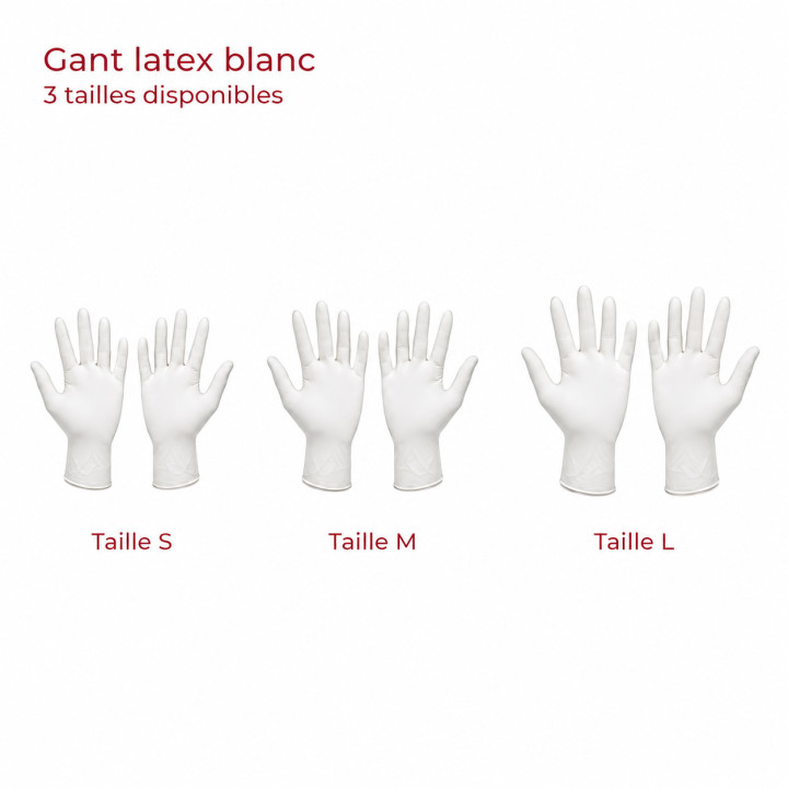 Gants Latex - SML Food Plastic