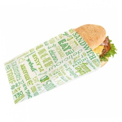 miniature Sac Sandwich Papier Vert