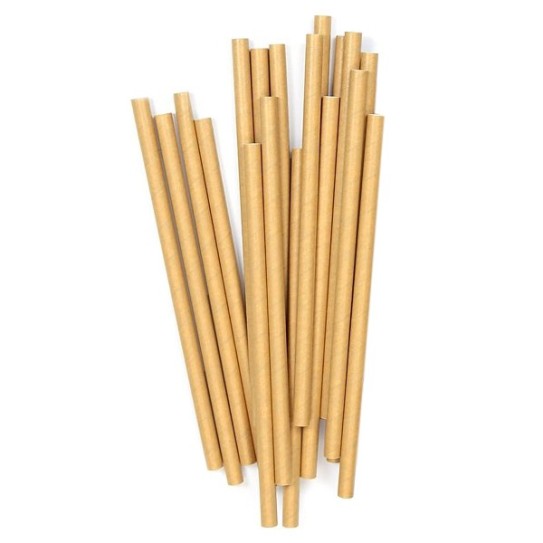 Love Nature Lot de 100 pailles en papier durables Kraft – pailles en papier  0,8 – pailles recyclées – pailles en papier – pailles en papier – pailles  en papier – pailles jetables : : Cuisine et maison