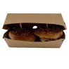 Boite burger kraft double
