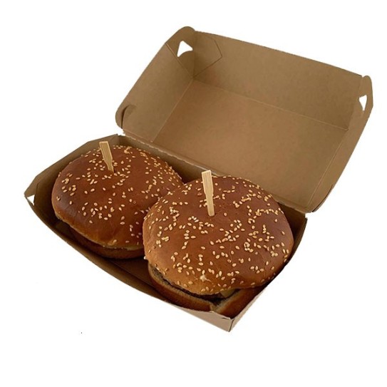 boite burger kraft double