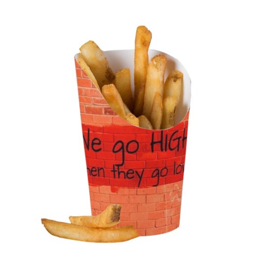 Pot à wrap personnalisé (frites)