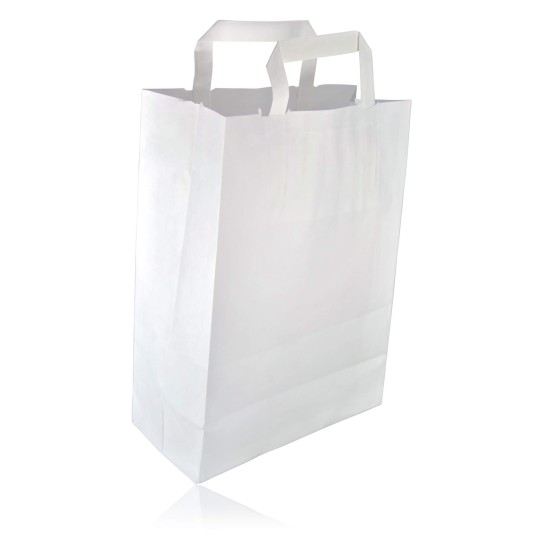 Sac Cabas Papier Kraft Blanc