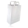 Sac Kraft Papier Blanc Cabas