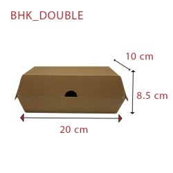miniature Boite burger kraft double