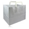 Sac Kraft Papier Blanc Cabas