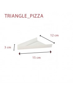 miniature Triangle Rainé Pizza