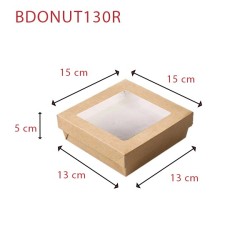 miniature Boite Bagel Carton Carrée