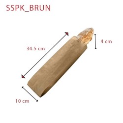 miniature Sac Sandwich Papier Kraft Brun