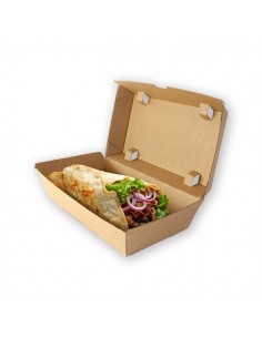 miniature Boite kebab carton