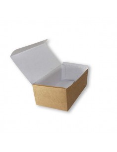 miniature Boite carton kraft chicken