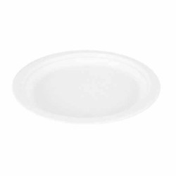 miniature Assiette Pulpe Ronde Blanche