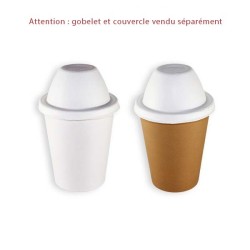 miniature Gobelet Carton Blanc