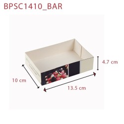 Plateau traiteur en carton or 10x16 cm - 50 pcs