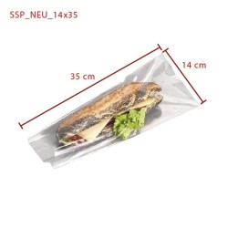 Sac Sandwich Transparent à Soufflet - SML Food Plastic