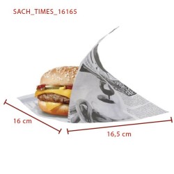 miniature Sachet ingraissable ouvert burger Newspapers