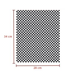 miniature Papier ingraissable rectangle Damier