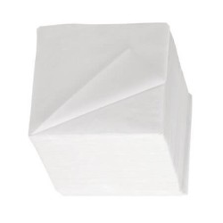 miniature Serviette 2 Plis 20 x 20 cocktail blanc