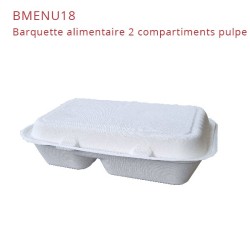 miniature Boite repas pulpe 2 compartiments