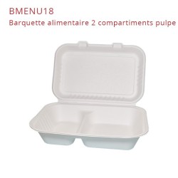 miniature Boite repas pulpe 2 compartiments