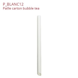 miniature Paille carton Bubble tea