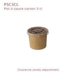 miniature Pot à sauce en carton