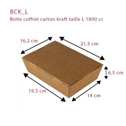 miniature Boite Coffret Carton Kraft