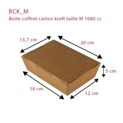 miniature Boite Coffret Carton Kraft