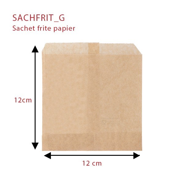 Sachet papier frite - SML Food Plastic