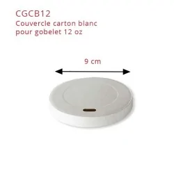 miniature Gobelet Carton Brun