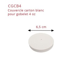 miniature Gobelet Carton Brun