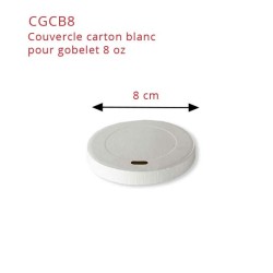 miniature Gobelet Carton Brun