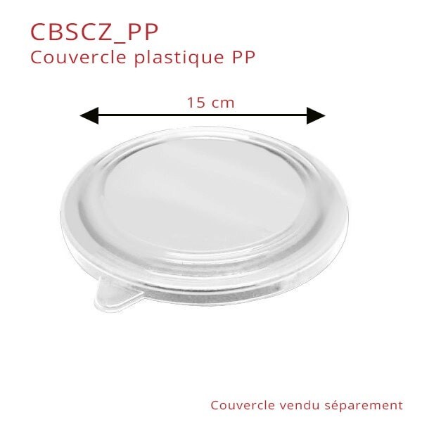 Assiette carton plastifiée 8,5'' x125 - Assiette jetable