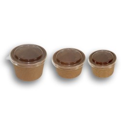 miniature Pot Carton Kraft Brun