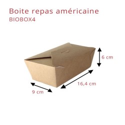 miniature Boite Repas Américaine