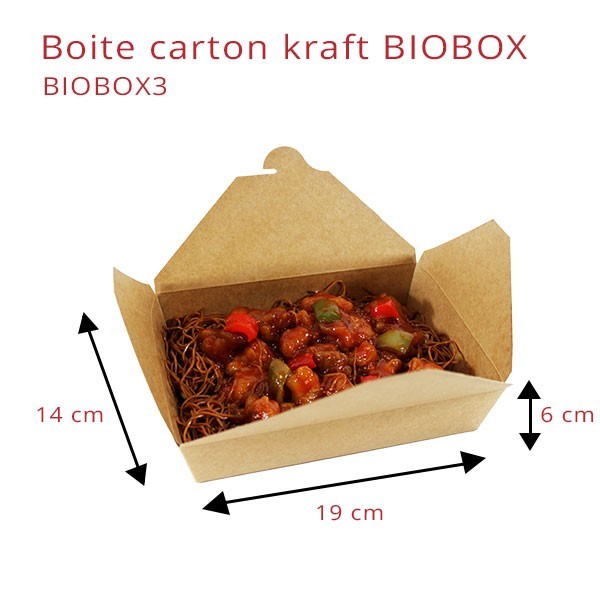 Boite carton kraft BIOBOX
