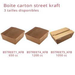 miniature Boite Carton Street Kraft