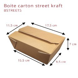 miniature Boite Carton Street Kraft