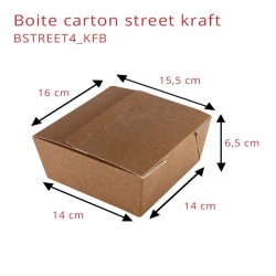 miniature Boite Carton Street Kraft